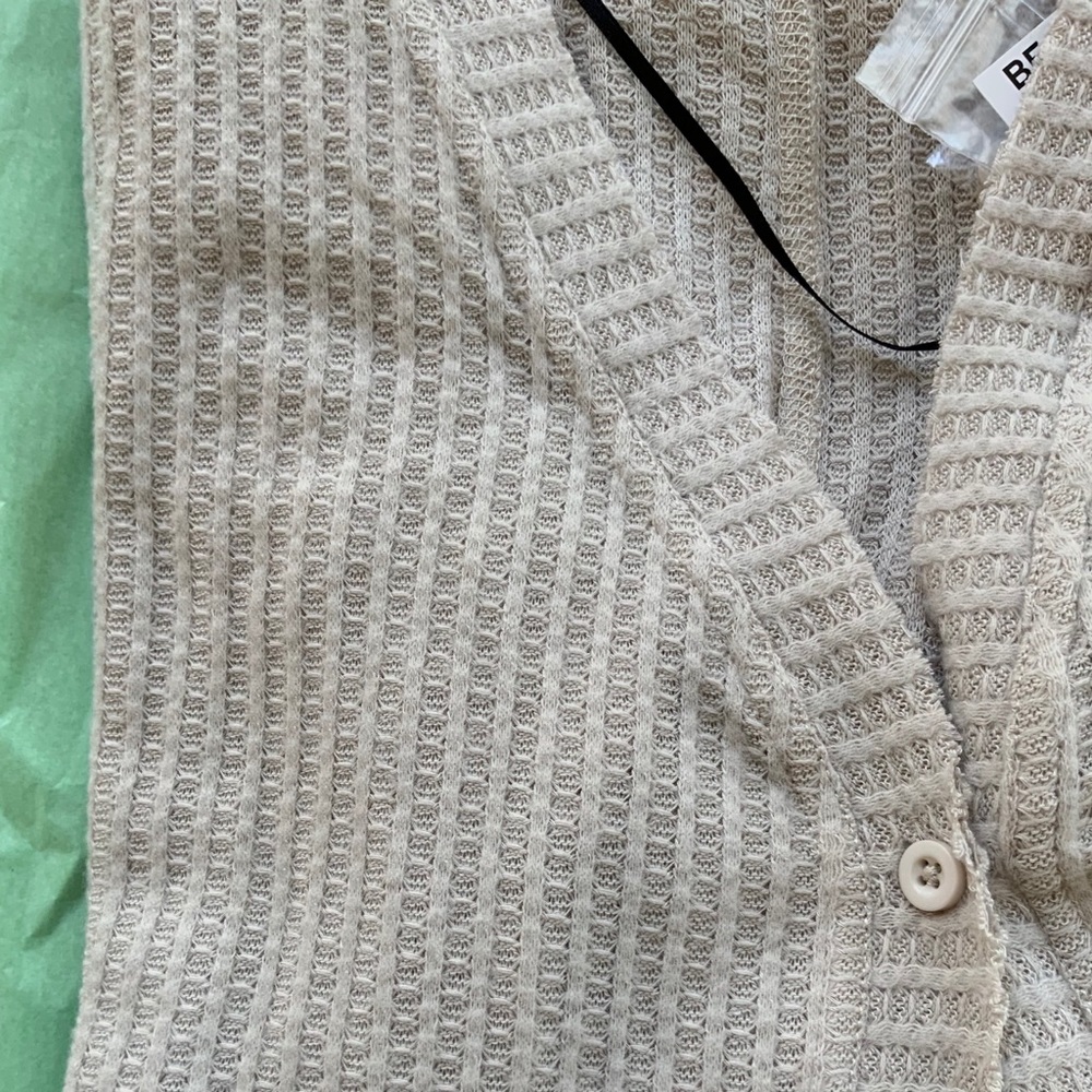 Double Zero Loose Fitting Cardigan Sweater - Picture 4 of 4